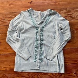 VanHeusen Light Turquoise sequined sweater